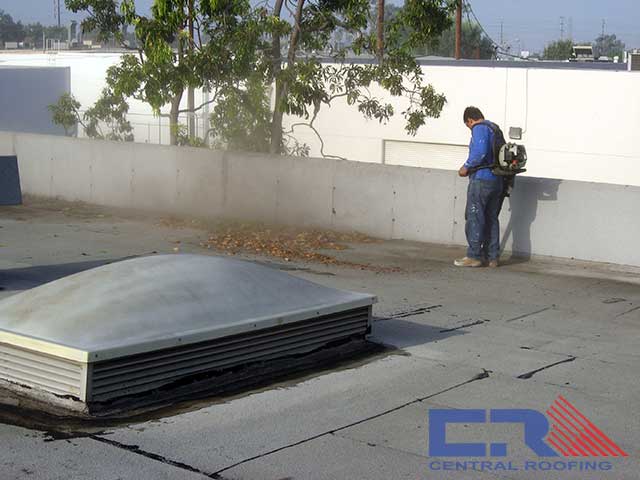 roof debris removal