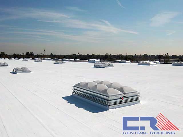 commercial roof skylight installation